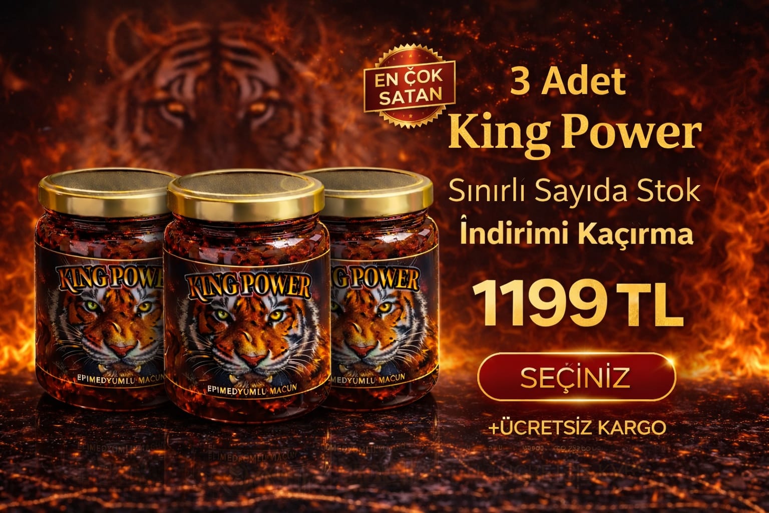 3 Adet King Power